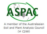 A Member of the Australasian Soil and Plant Analysis Council